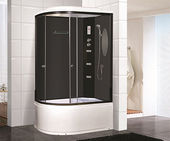 Душевая кабина Niagara Ultra 2140134RN 120х80 асимметричная с крышей ориентация правая